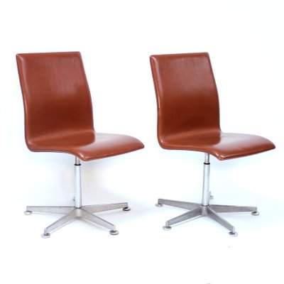 デスクチェア vintage fritz hansen oxford chair 1985 Oxford, With armrests, Middle-high back, Wheeled based, Soft