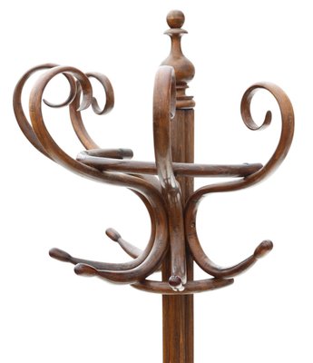 Large Antique Bentwood Coat and Hat Stand, 1890s for sale at Pamono