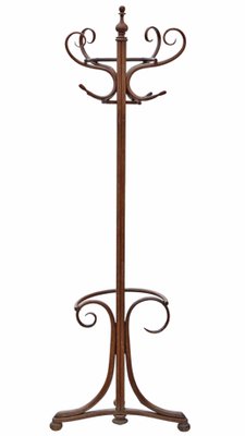Large Antique Bentwood Coat and Hat Stand, 1890s for sale at Pamono