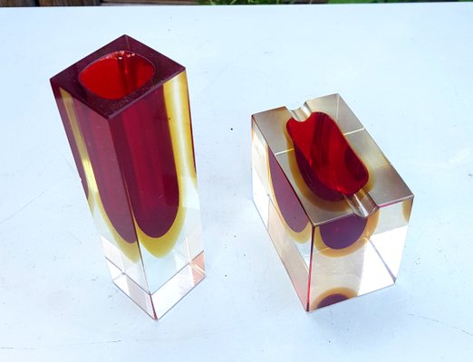 その他 Vintage Vetri Murano Sommerso Ashtray Sommerso Ashtray by Seguso, Murano, 70s by Malama | The Oblist