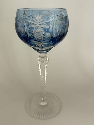 Grape Wine Glass in Aquamarin by Römer for Nachtmann, 1970s for sale at Pamono