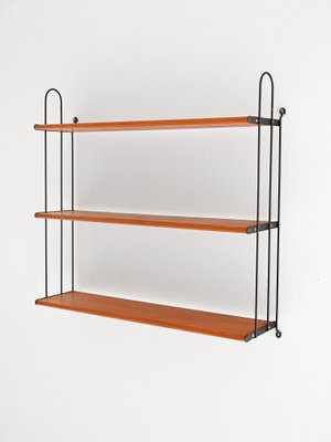Vintage Scandinavian Hylla in Oak and Iron, 1960s for sale at Pamono