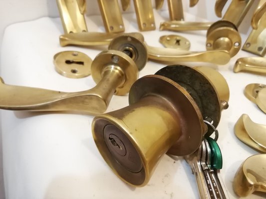 Set of Door and Window Handles by Atelier Bonomi Torino, Italy