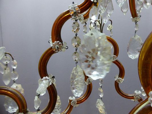 Large Vintage Venetian Chandelier For At Pamono Large Vintage Venetian Chandelier 5
