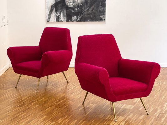 Armchairs Poltrone Rosse Poltrona Foglia Coppia Di Poltrone
