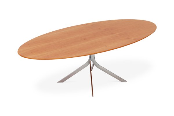 Mid century modern sales coffee table oval
