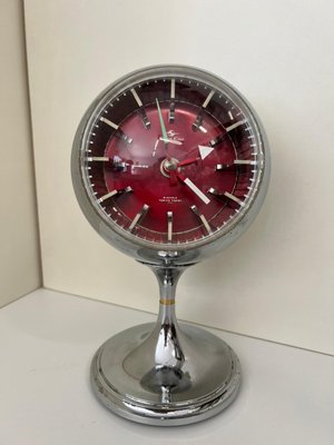 50-60s TOKYO TOKEI ミッドセンチュリー vintage 置時計 Mid Century Modern Alarm Clock Tokyo Tokei Space Age Chrome