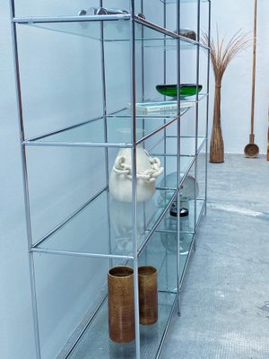 Modular Chrome & Glass Abstracta Royal System Shelf by Poul