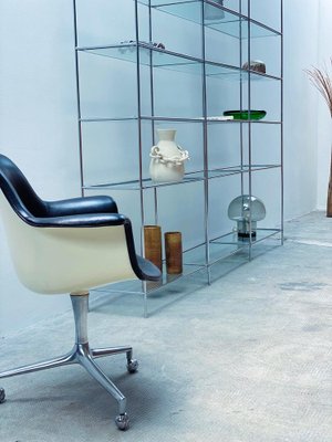 Modular Chrome & Glass Abstracta Royal System Shelf by Poul
