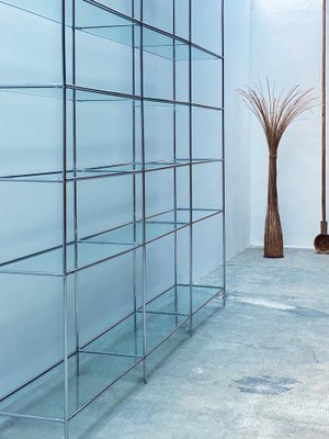 Modular Chrome & Glass Abstracta Royal System Shelf by Poul