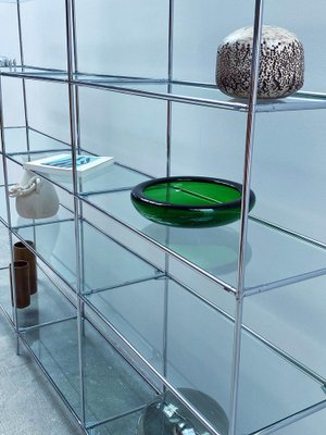 Modular Chrome & Glass Abstracta Royal System Shelf by Poul