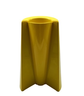 花瓶・フラワースタンド Pago-Pago ALESSI by Enzo Mari Yellow Pago Pago Vase by Enzo Mari for Officine Alessi
