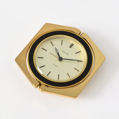 Vintage Quartz Alarm Clock from Seiko, 1980s for sale at Pamono