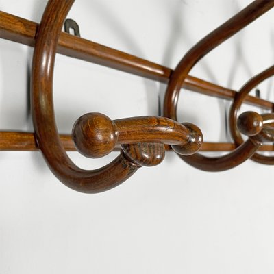 Antique Austrian Wooden Coat Hanger from Thonet, 1800s for sale at