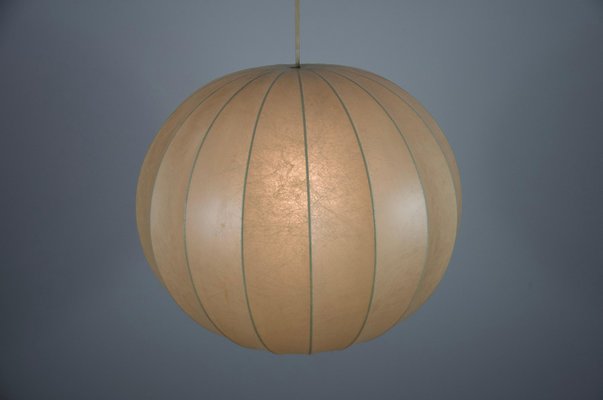 Mid-Century Modern Round Cocoon Pendant Lamp by Achille