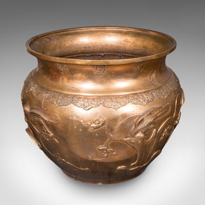Vaso grande antico in bronzo, Giappone, 1880