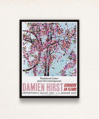 Damien Hirst, Cherry Blossoms, Poster, Framed for sale at Pamono