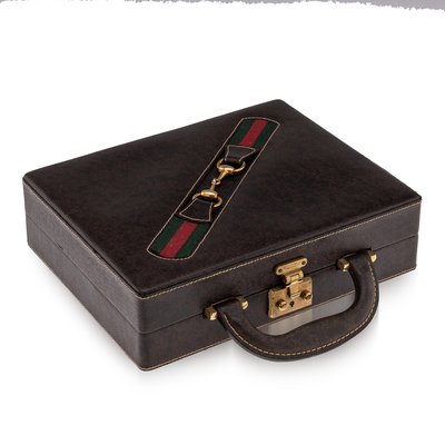 Vintage 20th Century Italian Travel Poker Set from Gucci, 1970 for