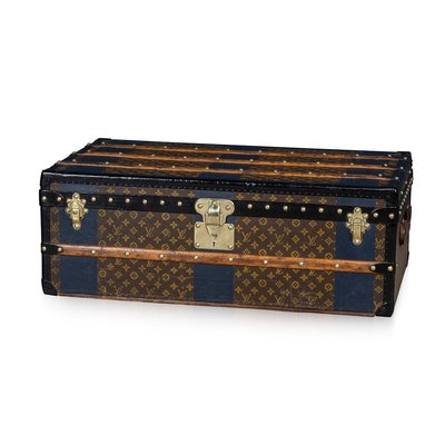 Antique 20th Century Cabin Trunk in Monogram Canvas from Louis