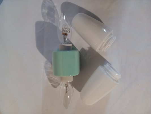 6068 Mirror Sconce by Wilhelm Wagenfeld for Lindner, 1950s