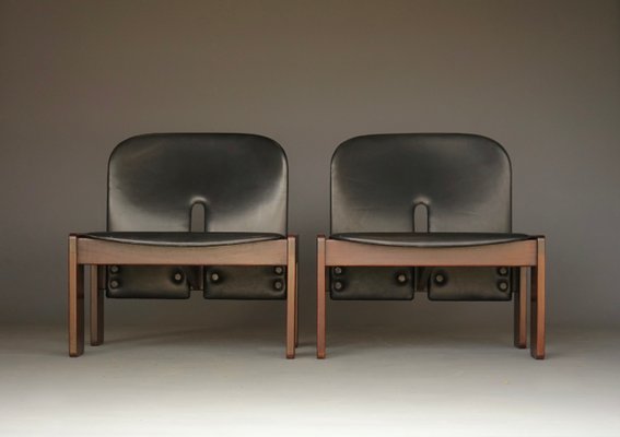 Set of 925 Easy Chairs by Afra & Tobia Scarpa for Cassina