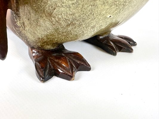 Pingouin Vintage émaillé Argent 800° - Broche Ou Pendentif Années 70, Collection