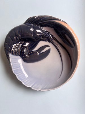 Type 3498 Lobster Bowl by Erik Nielsen for Royal Copenhagen for
