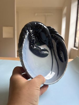 Type 3498 Lobster Bowl by Erik Nielsen for Royal Copenhagen for