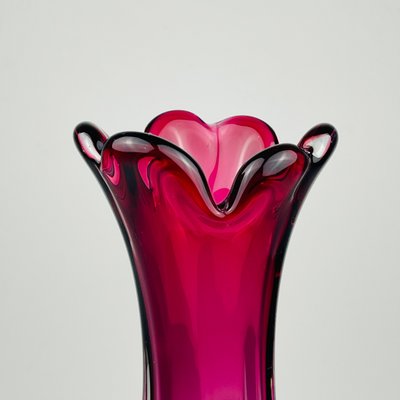 Vintage Murano Glass Chambord Vase from Fratelli Toso, Italy