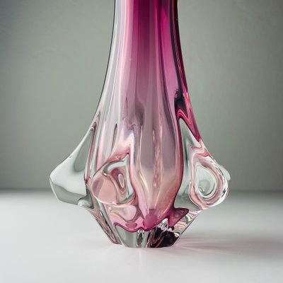 Vintage Murano Glass Chambord Vase from Fratelli Toso, Italy