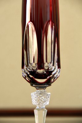 Vintage Antika Wine Crystal Glasses by Nachtmann, 1970s, Set of 6 for sale at Pamono