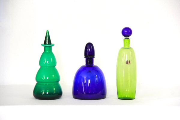 murano carlo moretti italia 金彩 ガラス蓋物 高さ約9.5×胴径約12.3