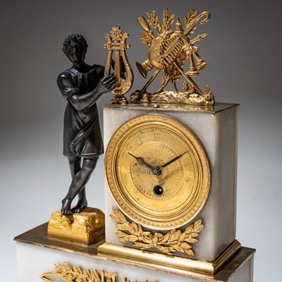 Mantel Clock with Orpheus Figure, 1800s for sale at Pamono