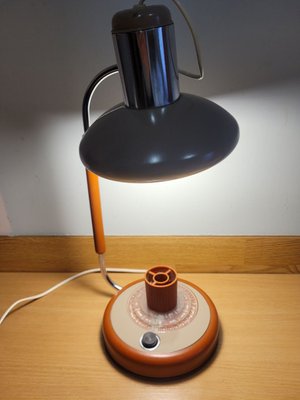 Soviet Table Lamp with Calendar and Pen Holder, 1970s for sale at