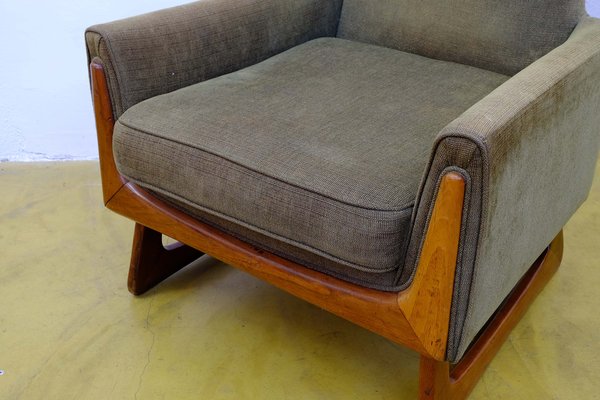 Mid Century American Walnut Lounge Chair By Adrian Pearsall For Mid Century American Walnut Lounge