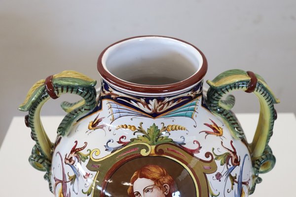 MADE IN ITALY FAENZA フラワーベース　直径28❌20㎝ Montae Vase