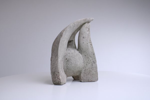 Brutalist Abstract Biomorphic Sculpture, 1960s, Concrete for sale