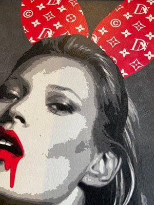 Death NYC, Kate Moss Red, 2015, Print for sale at Pamono