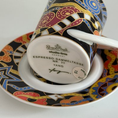 No. 22 Espresso Collector's Cup and Saucer by Yang for Rosenthal
