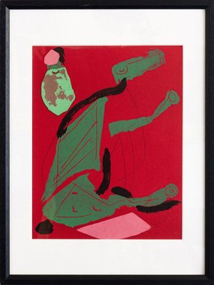 洋書 Marino Marini,etchings and lithographs Rider and Horse Lithograph by Marino Marini, 1952 | Chairish
