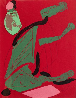 Marino Marini、scomposizione、希少画集画 Marino Marini Personaggi Del XX Secolo Milano Poster, 1972