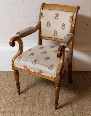 Antique Swedish Birch Chair for sale at Pamono