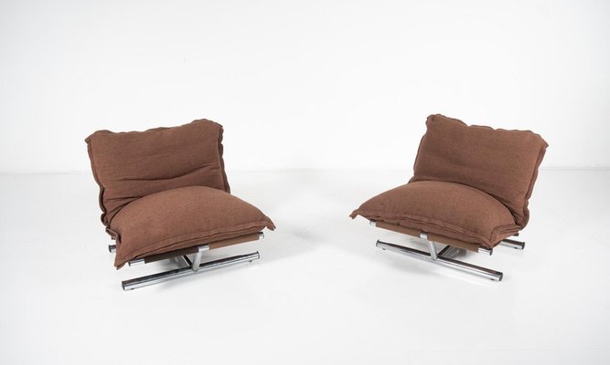 Set of Mid-Century Modern Farfalle Chairs by Roberto Lucci & Paolo