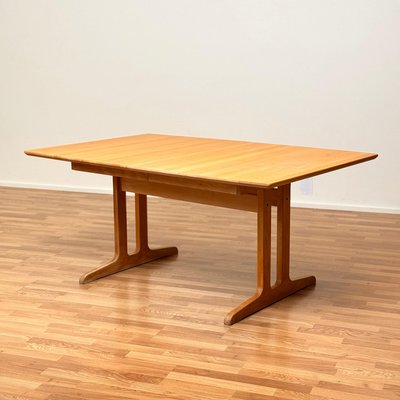 Danish Rectangular Dining Table in Beech for sale at Pamono