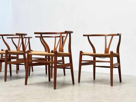 CH24 Wishbone Chairs by Hans J. Wegner for Carl Hansen & Søn