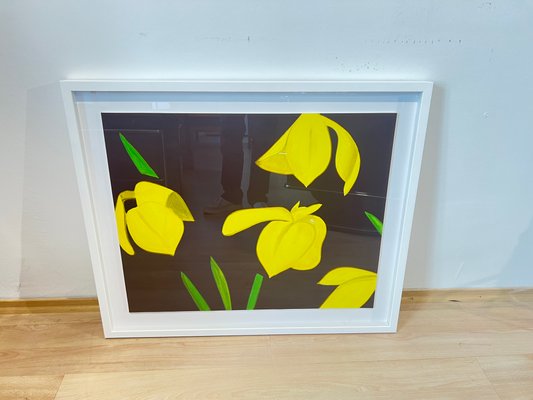 Alex Katz, Yellow Flags on Brown, 2023, Handsigned and Limited