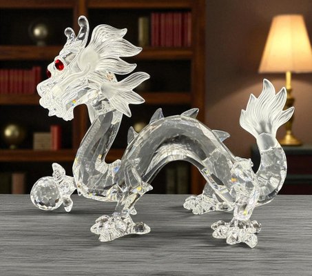Swarovski Crystal Dragon by Gabrielle Stamey, 1997 for sale at Pamono