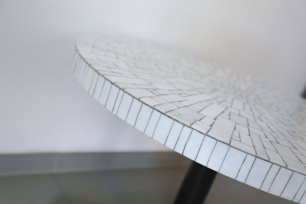 Mid-Century Ceramic Mosaic Coffee Table attributed to Heinz