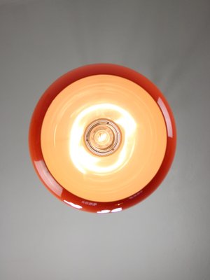 Orange Jolly Pendant Lamp by Luigi Massoni for Guzzini, 1970s for