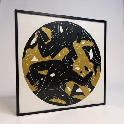 （真作保証）Cleon Petersonクレオンピータソン Cleon Peterson, Out of the Darkness (Black), 2018